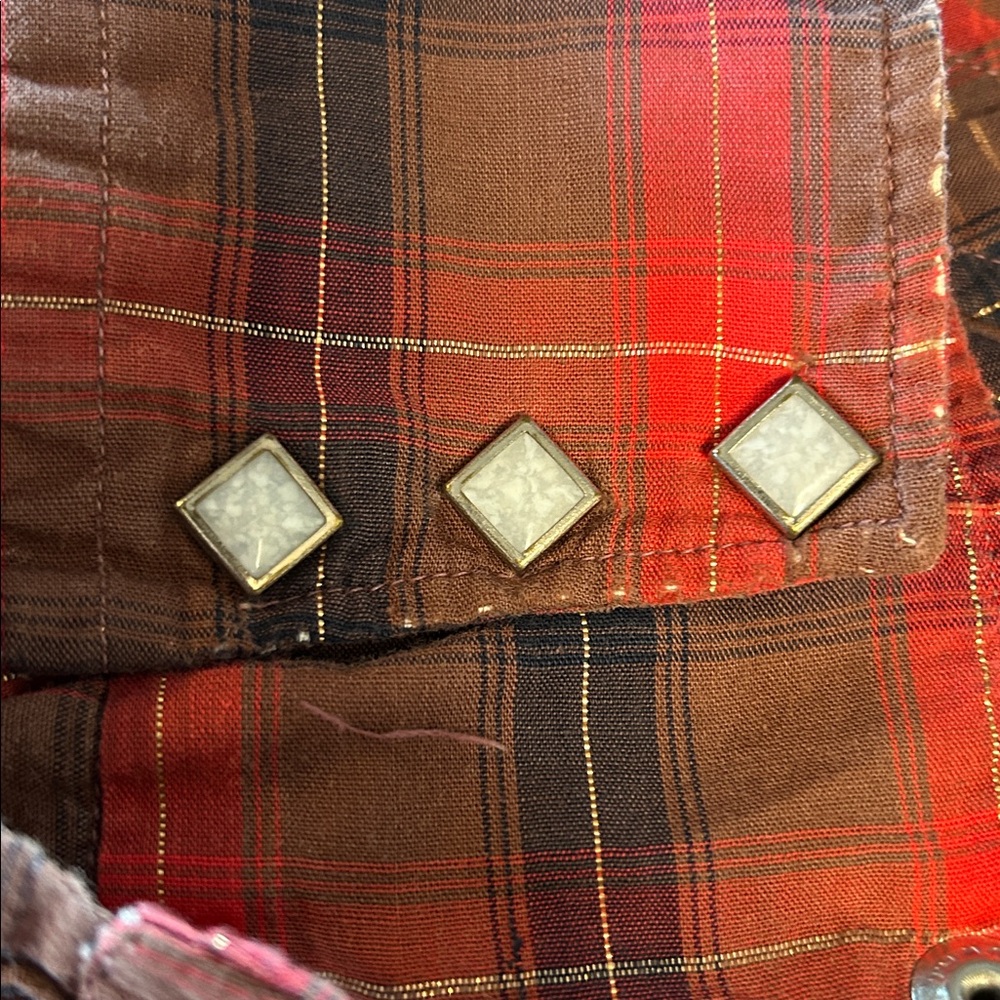 Vintage H Bar C Ranchwear checkered shirt - Picture 7 of 10